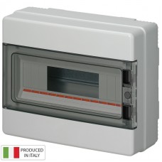 Πίνακας Επίτοιχος 1Σειράς 12Στοιχείων Στεγανός IP65 Γκρι EC62012E